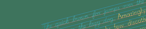 Writing with Acrea, Pangrams
