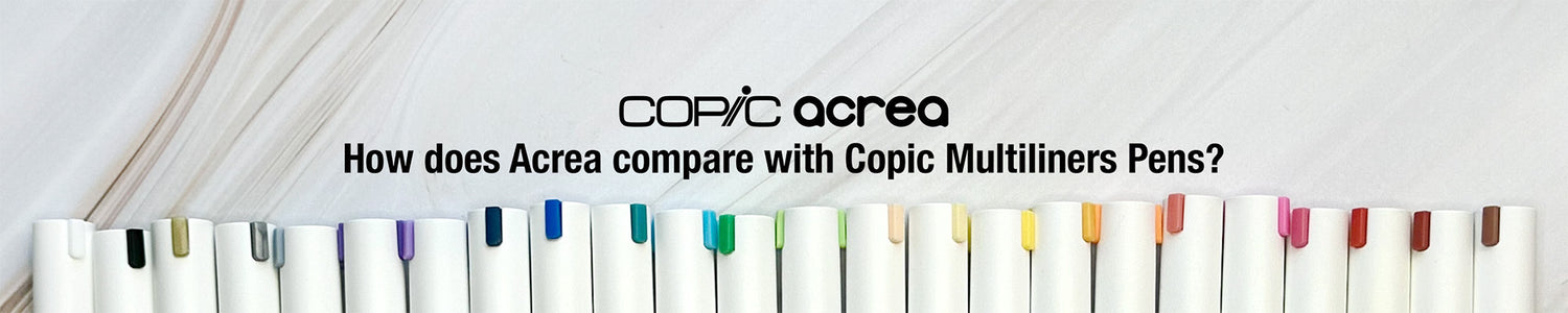 Copic Acrea with Multiliners