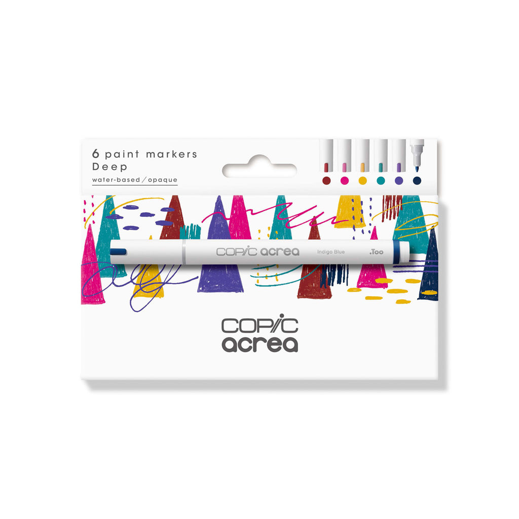 Copic acrea 6 colors Set Deep