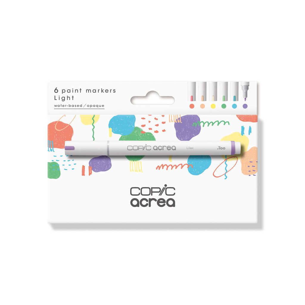 Copic Acrea 6 Colors Set Light