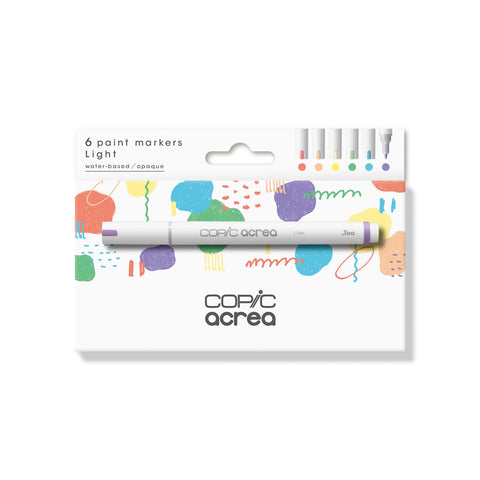 Copic acrea 6 Colors Set Light