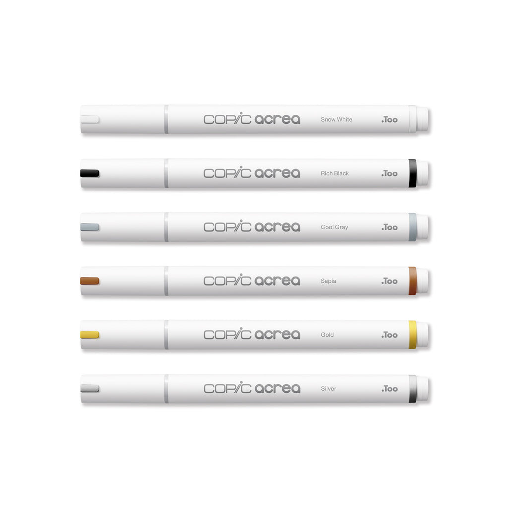 Copic acrea 6 Colors Set Essentials