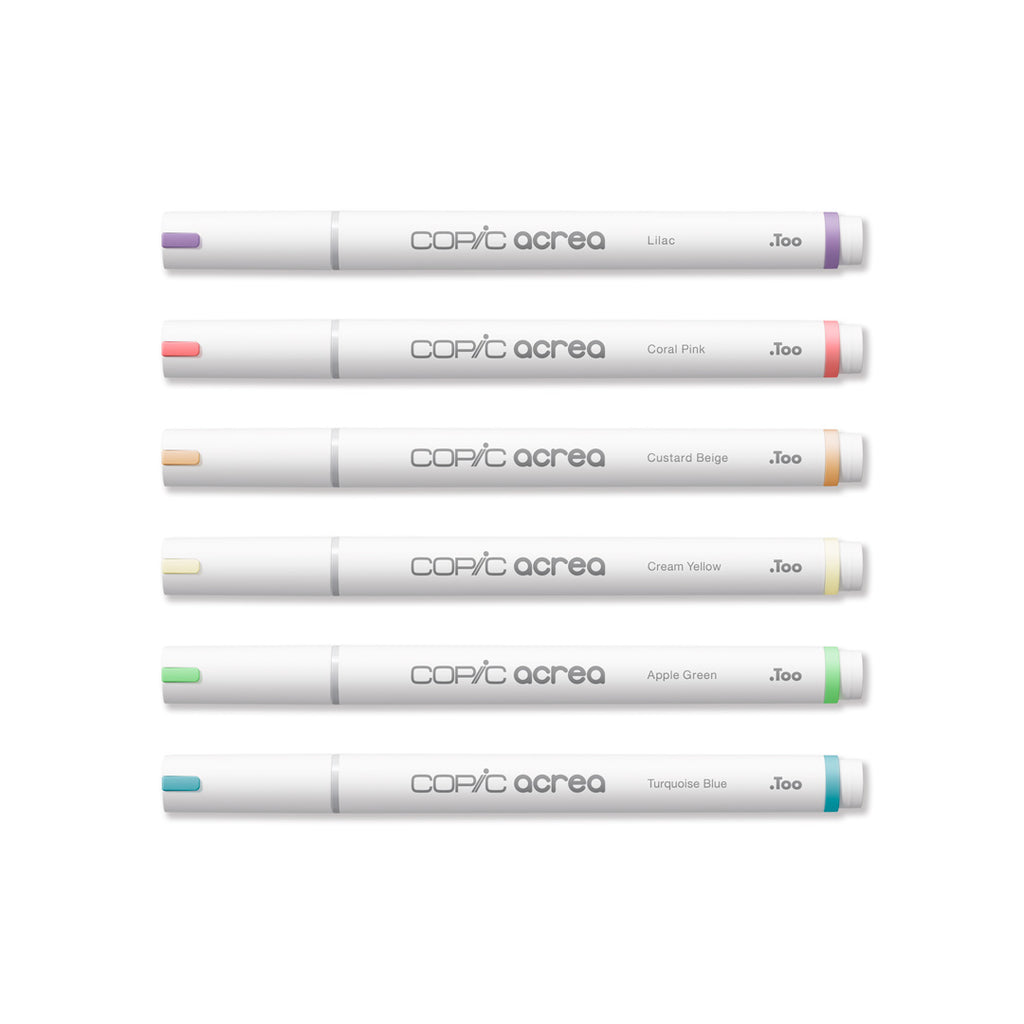 Copic Acrea 6 Colors Set Light