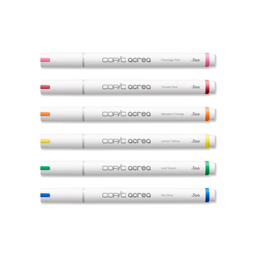 Copic Acrea 6 Colors Set Vivid