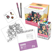 Sketch Floral Fantasy 24PC Set