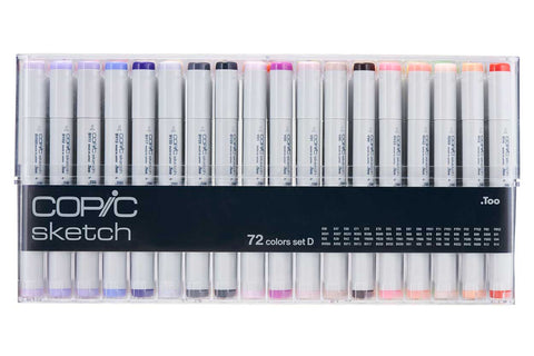 Copic Sketch Markers hot - Lot of 24 RESERVED for Renois