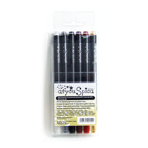 GLITTER MARKER 6PC SPICA SET 2