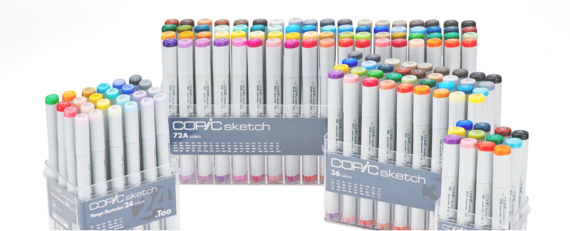 Copic Sketch set 72 colors Marker Pen Japan Too. Copic 72 Manga Anime from  JAPAN